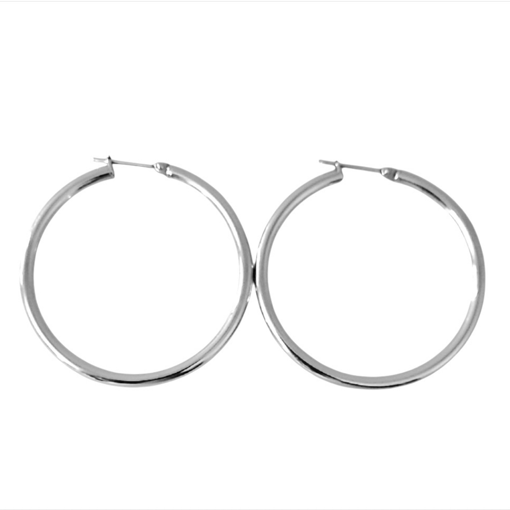 Stainless Steel Hoop Earrings